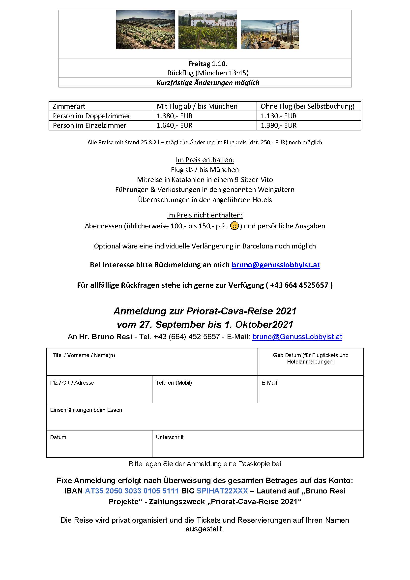 2021 09 Prioratreise und Anmeldung Seite 2